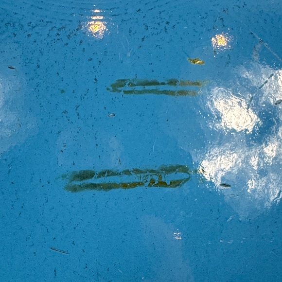 Vintage Pyrex Blue Garland Snowflake Cinderella Nesting Mixing Bowl 24 In - Picture 6 of 10